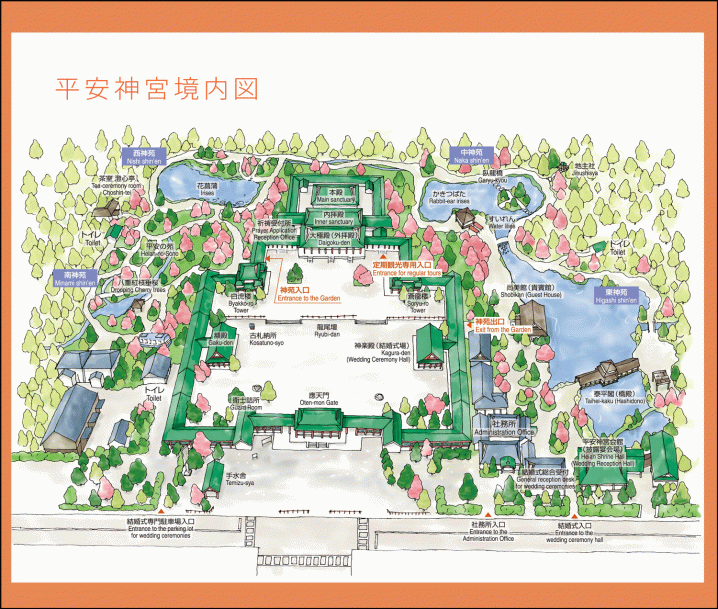 平安神宮境内図