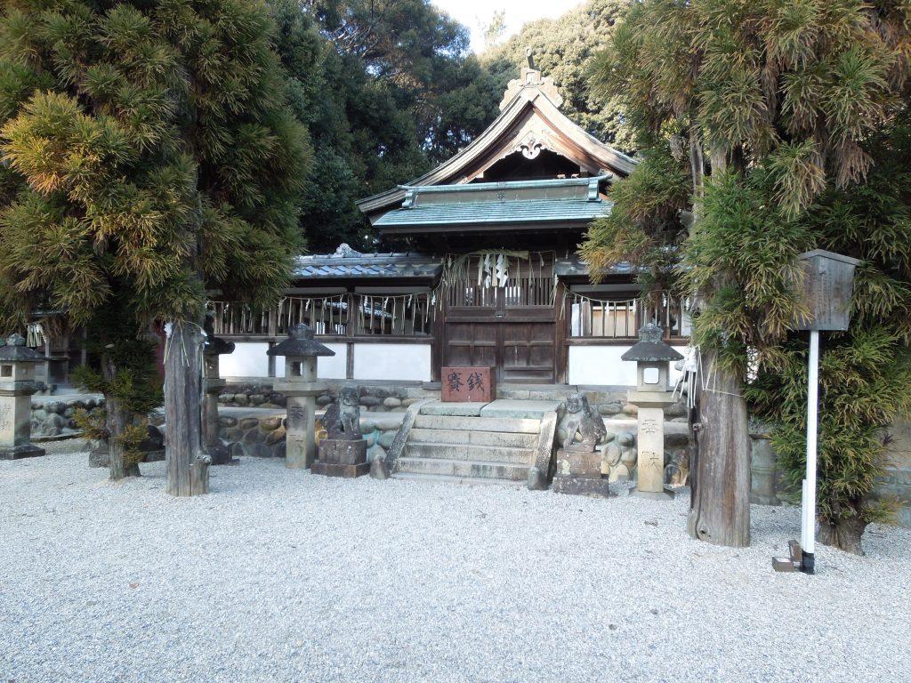 桶狭間神明社の拝殿