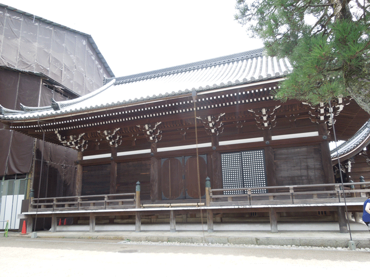 清水寺朝倉堂(背面)