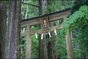 飛瀧神社の鳥居（熊野那智大社）