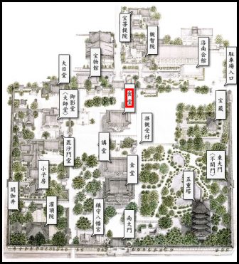 東寺（教王護国寺）の境内案内図