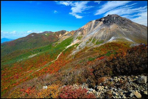 那須岳の紅葉アイキャッチ画像