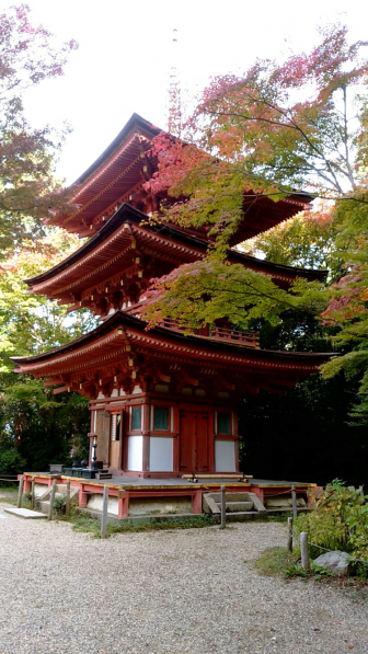 浄瑠璃寺の三重塔